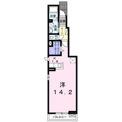 南日永駅 徒歩18分 1階の物件間取画像